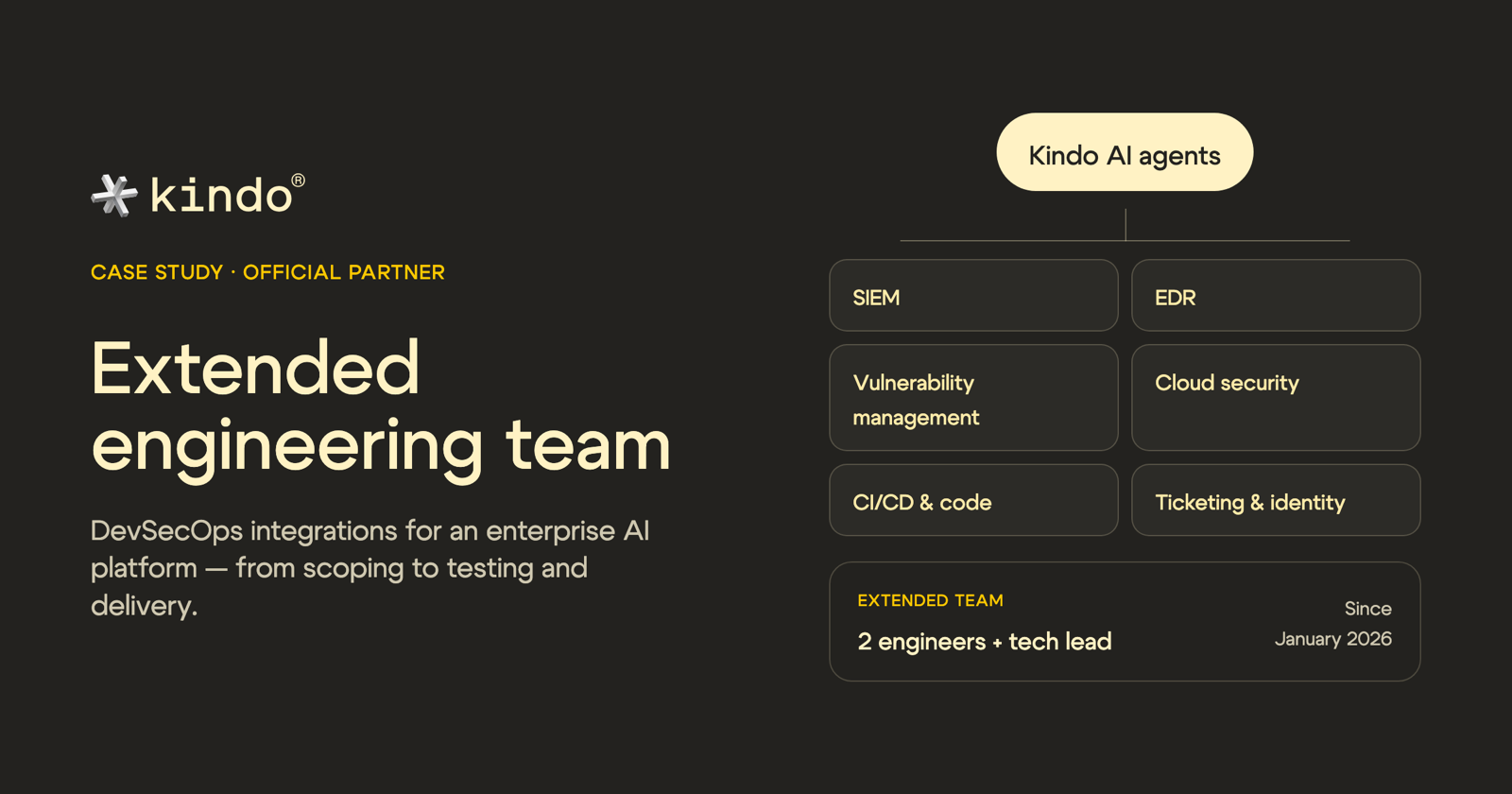 Kindo — ApolloRise as the extended engineering team for an enterprise AI platform